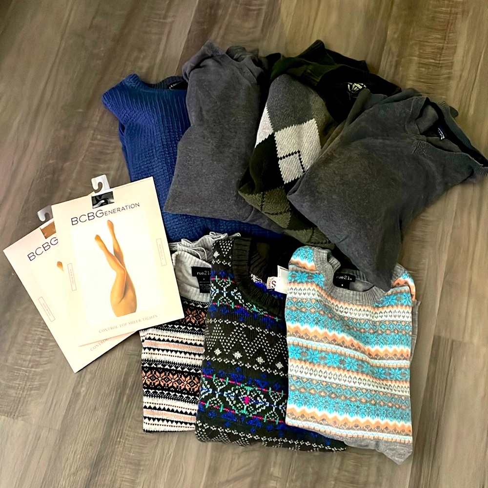 Sweaters + Bcbgeneration Control Top Sheer Tights - image 1